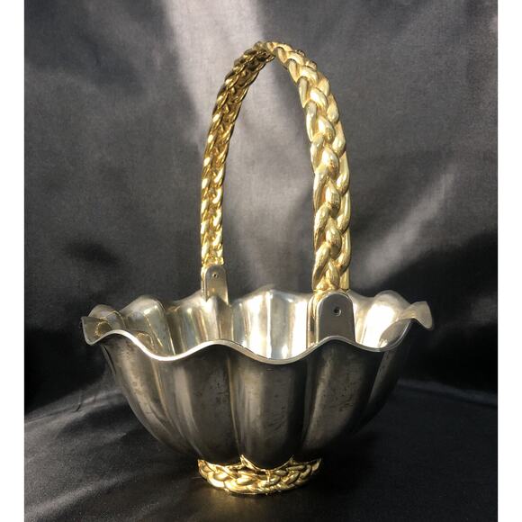 Wedding Bowl - Flower Girl Decorative Bowl Basket International Silver Company - Picture 2 of 10